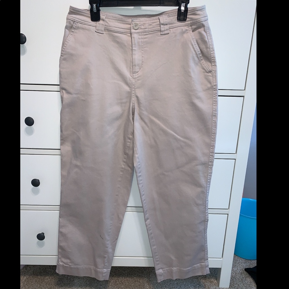 A new day Tan Stretch Wide Leg Jeans